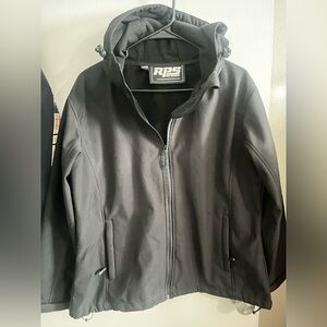 Women’s Black Hooded Waterproof Jacket